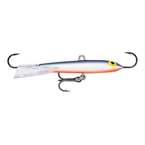 Flat Jig Hard Bait Lure – Freshwater, Size 06, 2 1-2″ Length, Variable Depth, Flake Silver Shad, Per 1