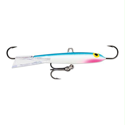 Flat Jig Hard Bait Lure – Freshwater, Size 06, 2 1-2″ Length, Variable Depth, Glow  Pearl Blue, Per 1