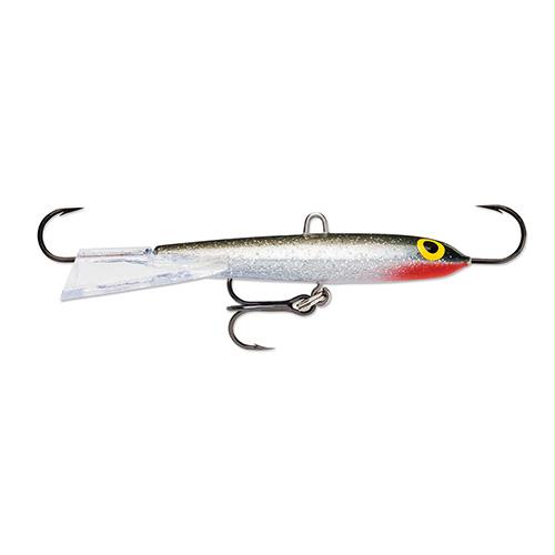Flat Jig Hard Bait Lure – Freshwater, Size 06, 2 1-2″ Length, Variable Depth, Holo Flake Anchovy, Per 1