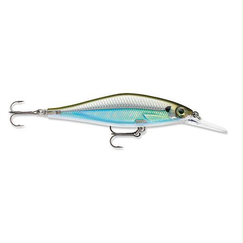 Shadow Rap Shad Deep Hard Bait Lure – Freshwater, Size 09, 3 1-2″ Length, 5′-6′ Depth, Moss Back Shiner, Package of 1
