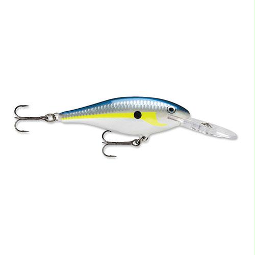 Shad Rap Lure – Freshwater, Size 06, 2 1-2″ Length, 5′-10′ Depth, Helsinki Shad, Package of 1