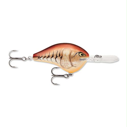 Dives-To Series Custom Ink Lure – Size 06, 2″ Length, 6′ Depth, 2 Number 5 Treble Hooks, Mule, Per 1