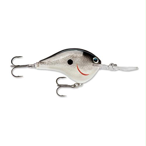 Dives-To Series Custom Ink Lure – Size 14, 2 3-4″ Length, 14′ Depth, 2 #3 Treble Hooks, Silver, Per 1
