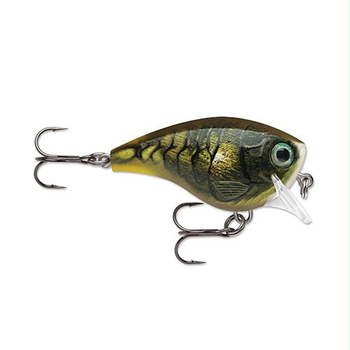 Balsa Xtreme Brat Hard Bait Lure – Freshwater, Size 06, 2″ Length, 6′ Depth, 3-8 oz, Mossy, Package of 1