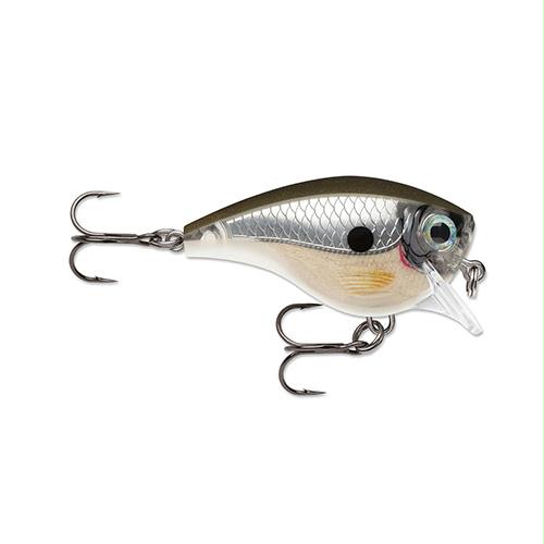 Balsa Xtreme Brat Hard Bait Lure – Freshwater, Size 06, 2″ Length, 6′ Depth, 3-8 oz, Pearl Gray Shine, Package of 1