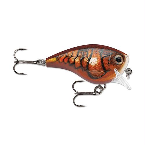 Balsa Xtreme Brat Hard Bait Lure – Freshwater, Size 06, 2″ Length, 6′ Depth, 3-8 oz, Blaze, Package of 1
