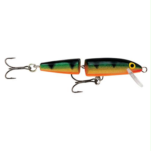Jointed Lure – Size 09, 3 1-2″ Length, 5′-7′ Depth, 2 Number 5 Treble Hooks, Perch, Per 1