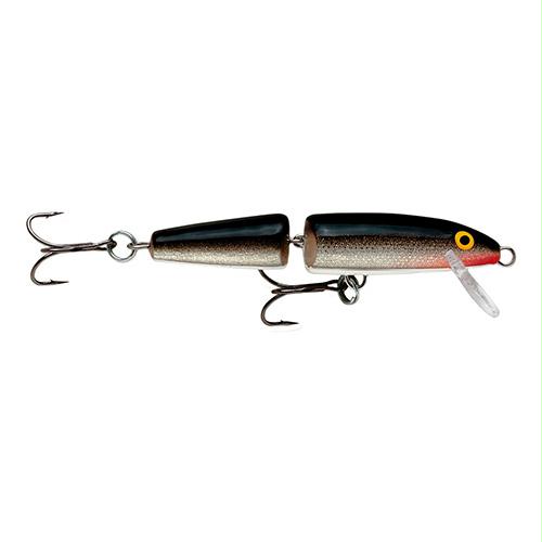 Jointed Lure – Size 09, 3 1-2″ Length, 5′-7′ Depth, 2 Number 5 Treble Hooks, Silver, Per 1