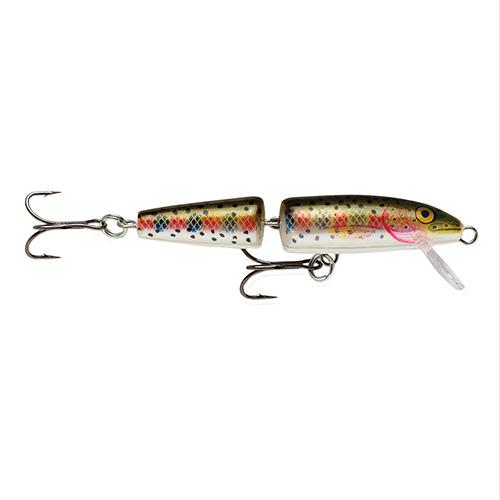 Jointed Lure – Size 13, 5 1-4″ Length, 4′-14′ Depth, 2 Number 2 Treble Hooks, Rainbow Tr, Per 1