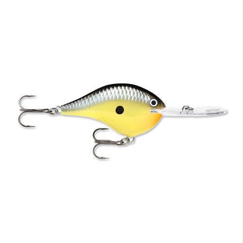 Dives-To Series Custom Ink Lure – Freshwater, Size 20, 2 3-4″ Depth, 2 #2 Treble Hooks, Old School, Per 1