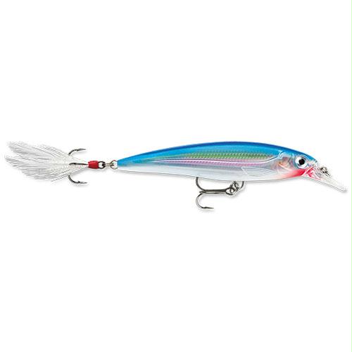X-Rap Hard Bait Lure – Freshwater, Size 08, 3 1-8″ Length, 3′-5′ Depth, Silver Blue, Packagew of 1