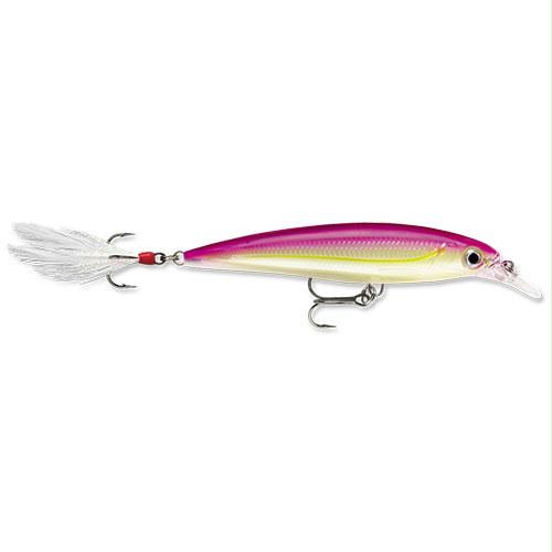X-Rap Hard Bait Lure – Freshwater, Size 08, 3 1-8″ Length, 3′-5′ Depth, Purple Ghost, Packagew of 1