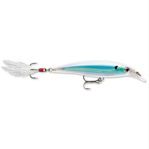 X-Rap Hard Bait Lure – Freshwater, Size 08, 3 1-8″ Length, 3′-5′ Depth, Albino Shiner, Packagew of 1