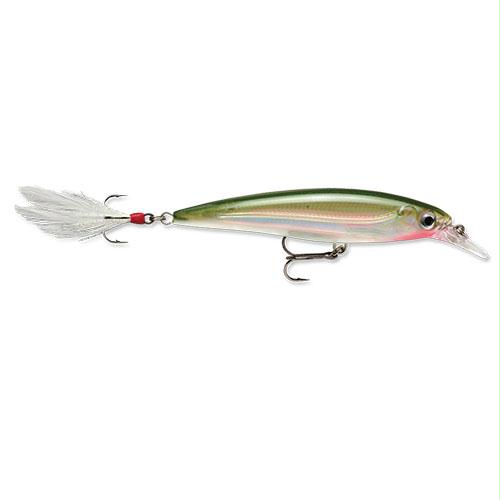 X-Rap Hard Bait Lure – Freshwater, Size 08, 3 1-8″ Length, 3′-5′ Depth, Olive Green, Packagew of 1