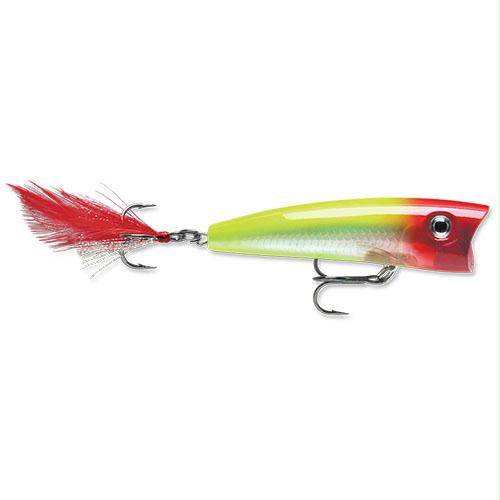 X-Rap Pop Hard Bait Lure – Freshwater, Size 07, 2 3-4″ Length, Topwater Depth, Clown, Per 1