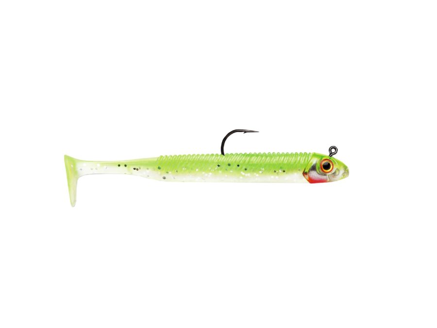 360GT Searchbait Lure – 4 1-2″ Length, 1-4 oz Weight, Chartreuse Ice, Per 1