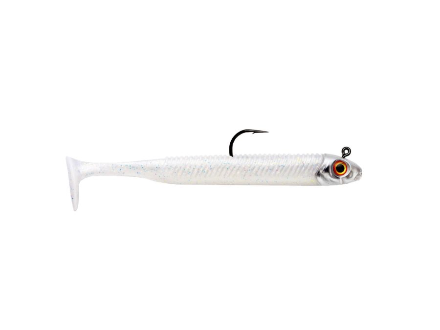 360GT Searchbait Lure – 3 1-2″ Length, 1-8 oz Weight, Pearl Ice, Per 1