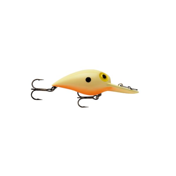 Original Wiggle Wart Lure – 2″ Length, 7′-14′ Depth, Number 4 Hook, Bone, Per 1