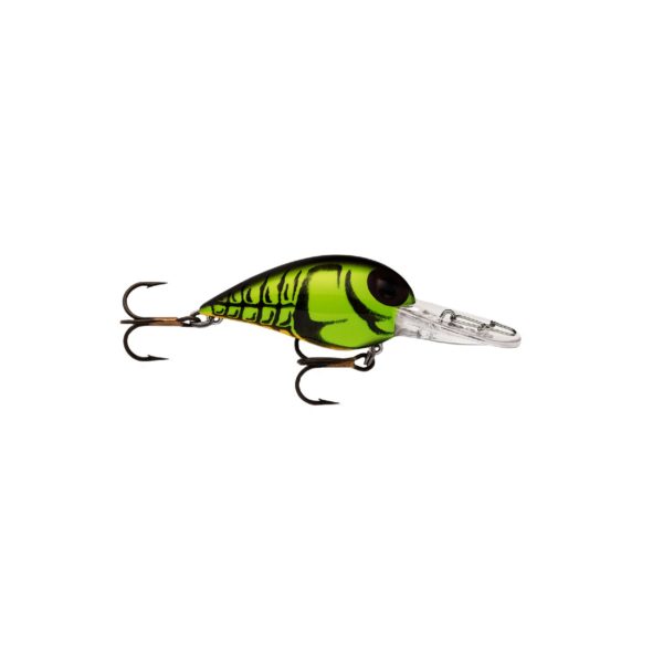 Original Wiggle Wart Lure – 2″ Length, 7′-14′ Depth, Number 4 Hook, Moss Back Craw, Per 1