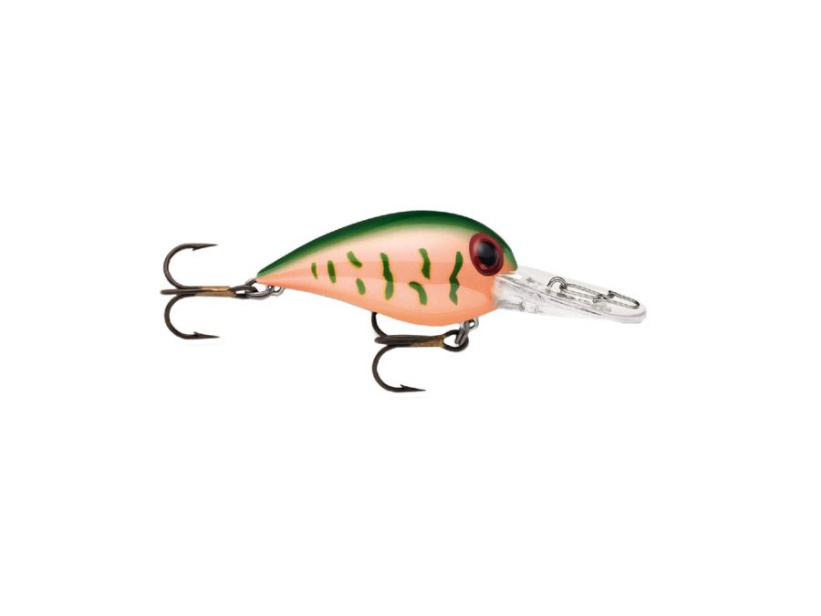 Original Wiggle Wart Lure – 2″ Length, 7′-14′ Depth, Number 4 Hook, Missouri Craw, Per 1