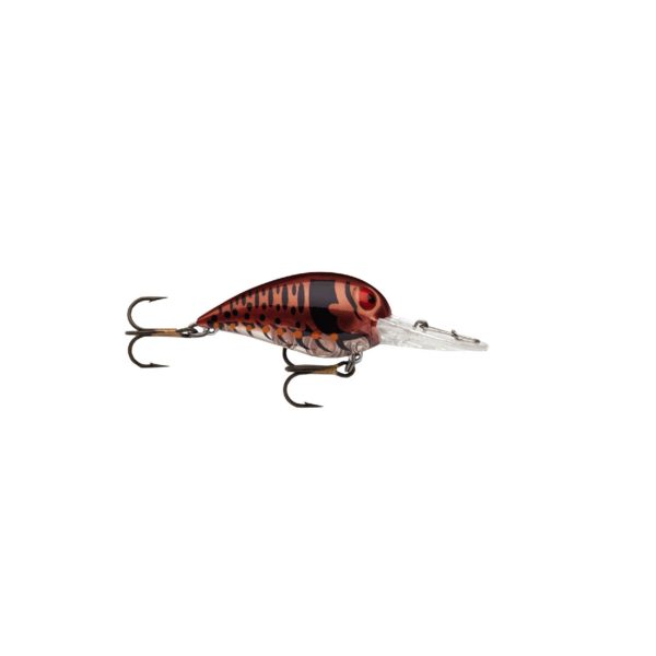 Original Wiggle Wart Lure – 2″ Length, 7′-14′ Depth, Number 4 Hook, Phantom Copper Craw, Per 1