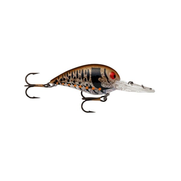 Original Wiggle Wart Lure – 2″ Length, 7′-14′ Depth, Number 4 Hook, Molting Craw, Per 1