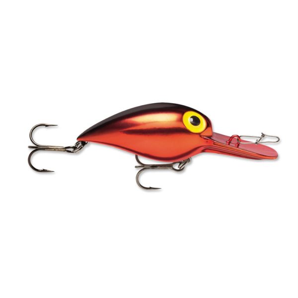 Original Wiggle Wart Lure – 2″ Length, #4 Hook, 3-8 oz, 7′-18′ Depth, Metallic Red-Black Back, Per 1