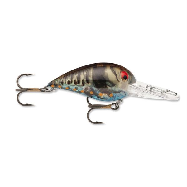 Original Wiggle Wart Lure – 2″ Length, #4 Hook, 3-8 oz, 7′-18′ Depth, Phantom Green Blue Craw, Per 1