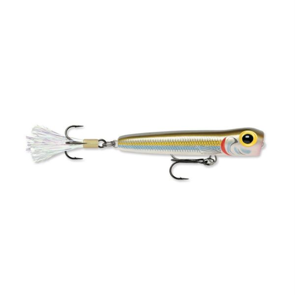 Rattlin’ Chug Bug Hard Bait Lure – 3 1-4″ Length, Topwater Depth, #4 Hook, Gizzard Shad, Package of 1