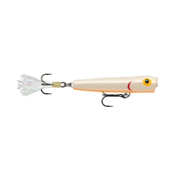 Rattlin’ Chug Bug Hard Bait Lure – 3 1-4″ Length, Topwater Depth, #4 Hook, Bone, Package of 1