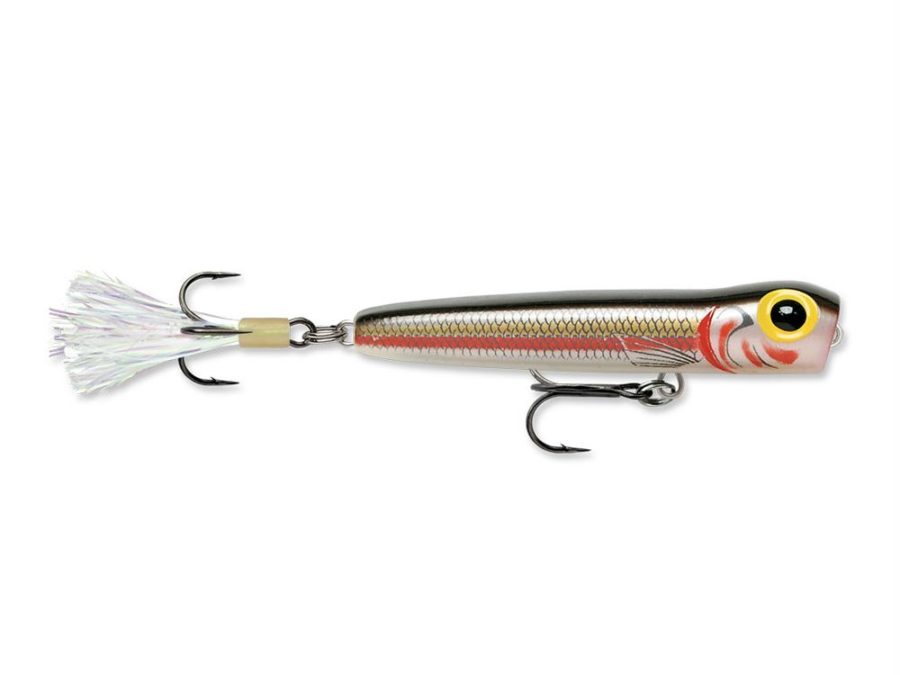 Rattlin’ Chug Bug Hard Bait Lure – 2 1-2″ Length, Topwater Depth, #6 Hook, Bleeding Tennessee Shad, Per 1