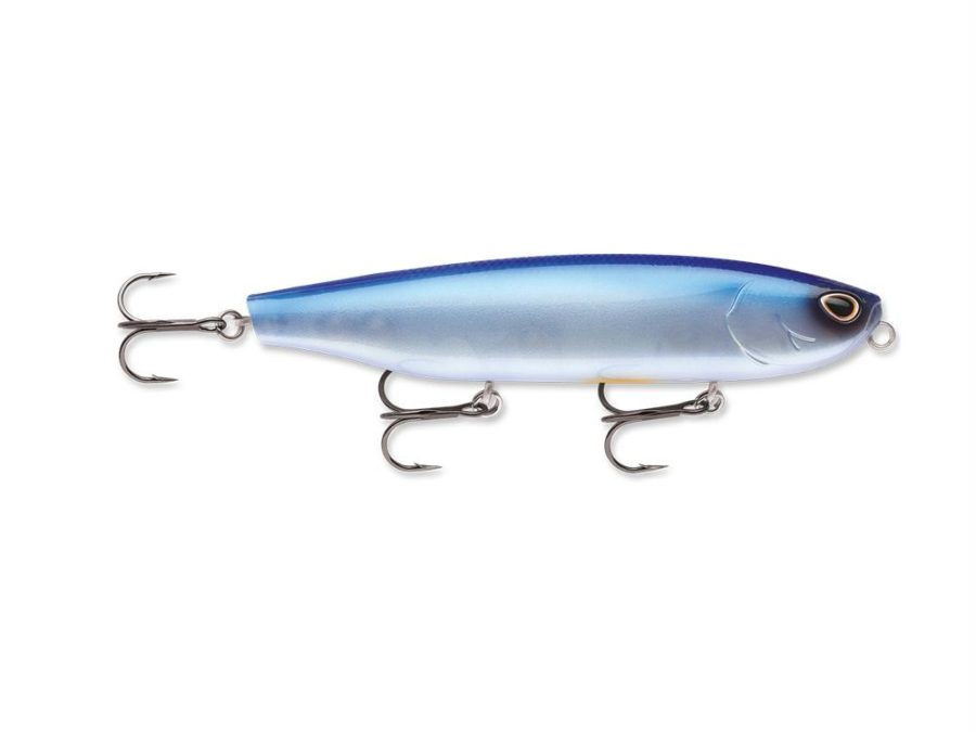 Arashi Top Walker Hard Bait Lure – Topwater Depth, 5 1-8″ Length, #2 Hook, 1 1-8 oz, Pro Blue, Package of 1