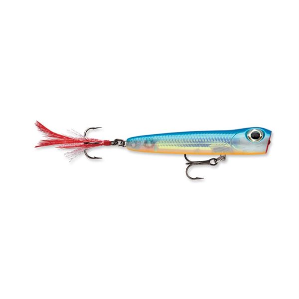 Chug Bug MadFlash Hard Bait Lure – 3 1-4″ Length, Topwater, #5 Hook, 3-8 oz, Hot Belly Blue, Package of 1