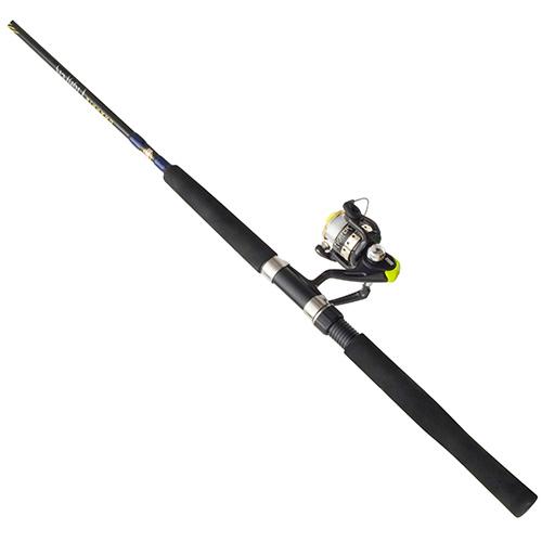 Crappie Fighter Spinning Combo – 4.3:1 Gear Ratio, 1 Bearing, 8′ 2pc Rod, 4-8 lb Line Rate, Ambidextrous