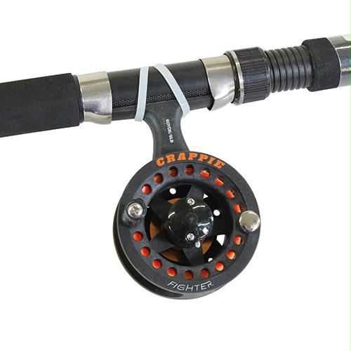 Crappie Fighter Fly Combo, 1.1 Gear Ratio, 8′ 2pc Rod, 4-10 lb Line Rate
