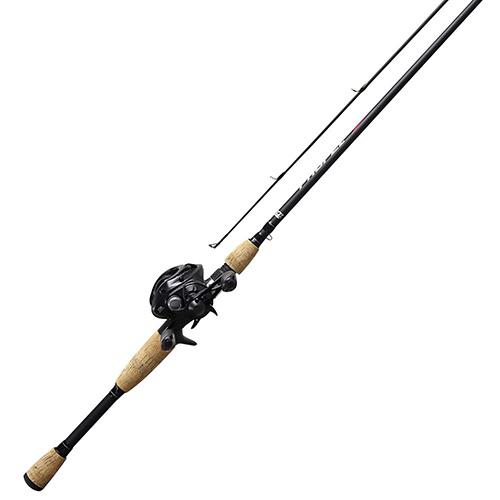 Propel Baitcasting Combo – 100 Reel Size, 6’6″ Length, 2pc, Medium-Heavy Power, Ambidextrous