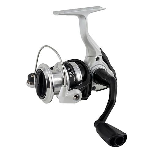 Aria Spinning Reel – 40 Reel Size, 5.0:1 Gear Ratio, 33.40″ Retrieve Rate, 1 Bearing, Ambidextrous