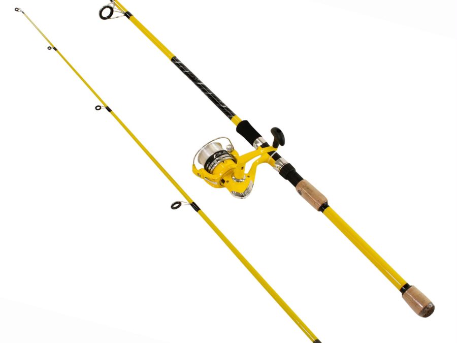 Fin-Chaser Spinning Combo – 30, 6′ Length, 1pc, 1-8-3-8 oz Lure Rate, Medium-Light Power, Ambidextrous