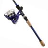 Fin-Chaser Spinning Combo – 40 Reel Size, 7′ Length, 2 Piece, 1-4-3-4 oz Lure Rating, Ambidextrous 15912