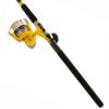 Fin-Chaser Spinning Combo – 60 Reel Size, 1BB Bearings, 9′ Length 2pc, 3-4-2 1-2 oz Lure Rate, Ambidextrous 15938
