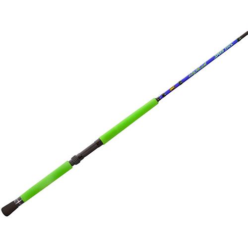 Wally Marshall Speed Stick Spinning Rod – 8′ Length, 2 Piece. 4-12 lb Line Rate, 1-8-1-4 oz Lure Rate, Medium-Light Power