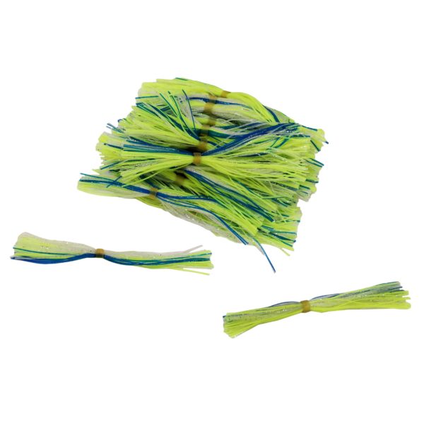 Bulk Skirts – Chartreuse Blue Clear, Package of 50