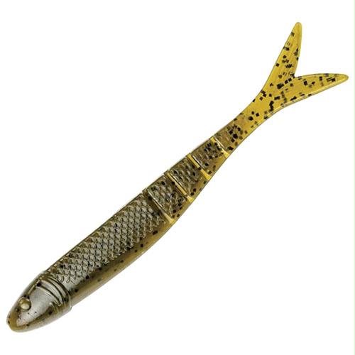 Blade Minnow – Freshwater, 4 1-2″ Length, Green Pumpkin, Package of 8