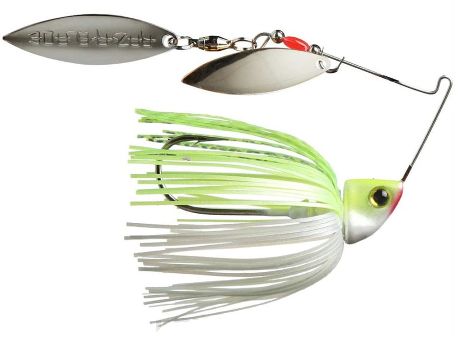 Baby Burner Spinnerbaits – Freshwater, 1-4 oz, Chartreuse-White, Package of 1