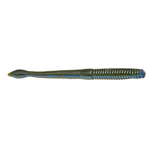 Bull Worm Soft Plastic Lure – 8″ Body Length, Blue Craw, Per 6