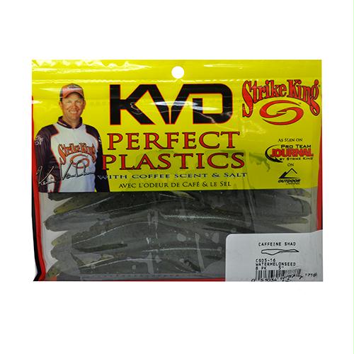 Swim’n Caffeine Shad Soft Bait Lure – 5″ Body Length, Watermelon Seed, Per 8