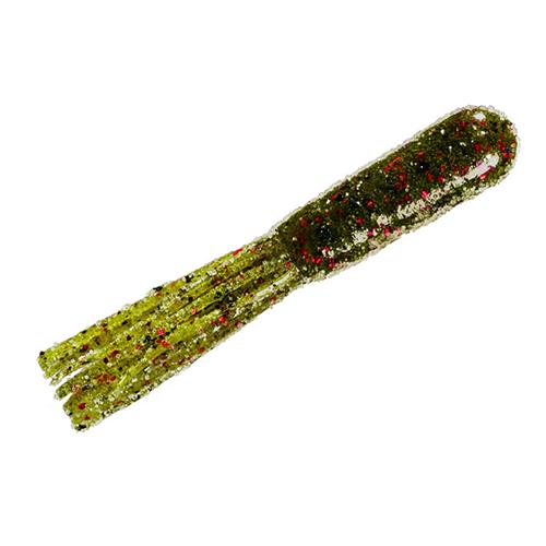 Coffee Tube Regular Soft Lure – 3 1-2″ Body Length, Watermelon Red Flake, Per 8