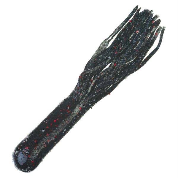 Coffee Tube Flip-N-Tube Lure – 4 1-2″ Length, Black Neon, Package of 6