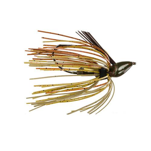 Denny Brauer Structure Jig – 2-0 Hook, 1-4 oz, Green Pumpkin, Per 1