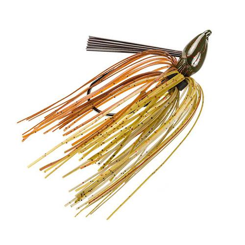 Denny Brauer Structure Jig – 2-0 Hook, 3-8 oz, Green Pumpkin, Per 1